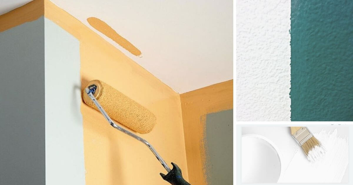 la brosse de peinture mixte pour la rénovation de la maison Lot de rouleaux de peinture pour murs et plafonds de peinture dans la peinture du système bricolage 