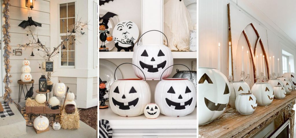 Lot De 24 Seaux Citrouille Halloween En Plastique - 2,8 Pouces, Avec Poignée, Pour Bonbons Et Décoration