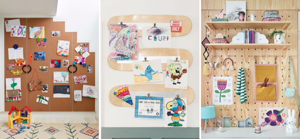 mur creatif chambre enfant