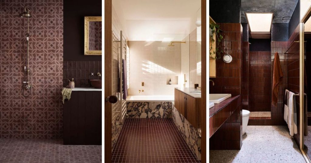 salle de bain agencement brun